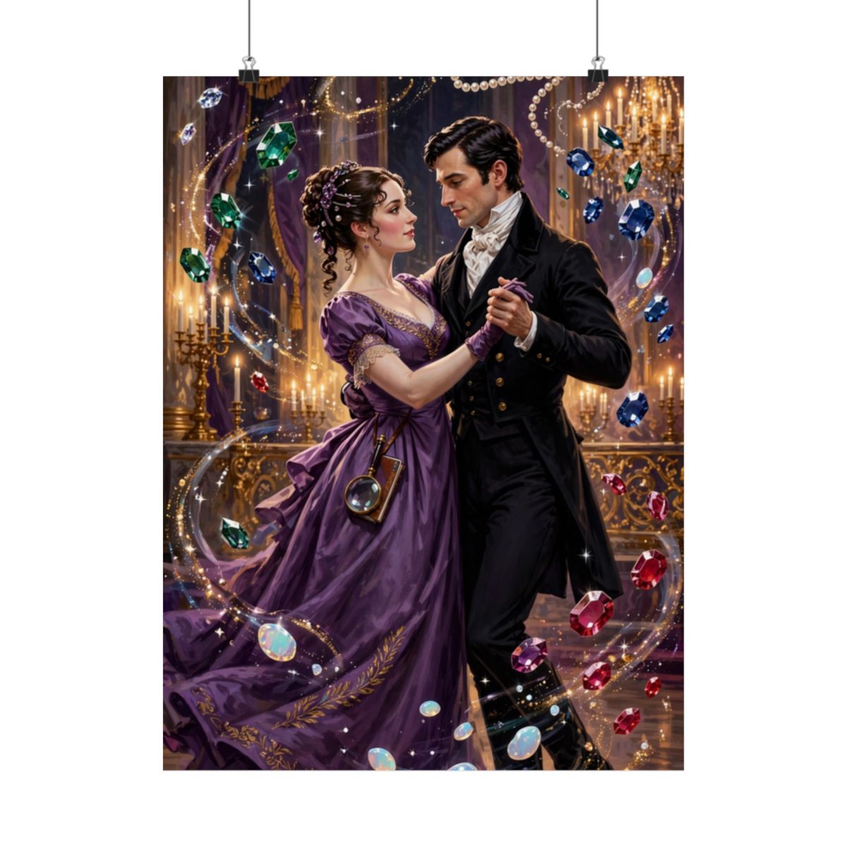 Lady Crowe Mysteries Verity and Alexander waltz poster